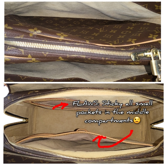 LOUIS🌻VUITTON Rivoli Business Bag Monogram Canvas 💞UNISEX💞 🌼2~Way🌼 - Picture 14 of 15